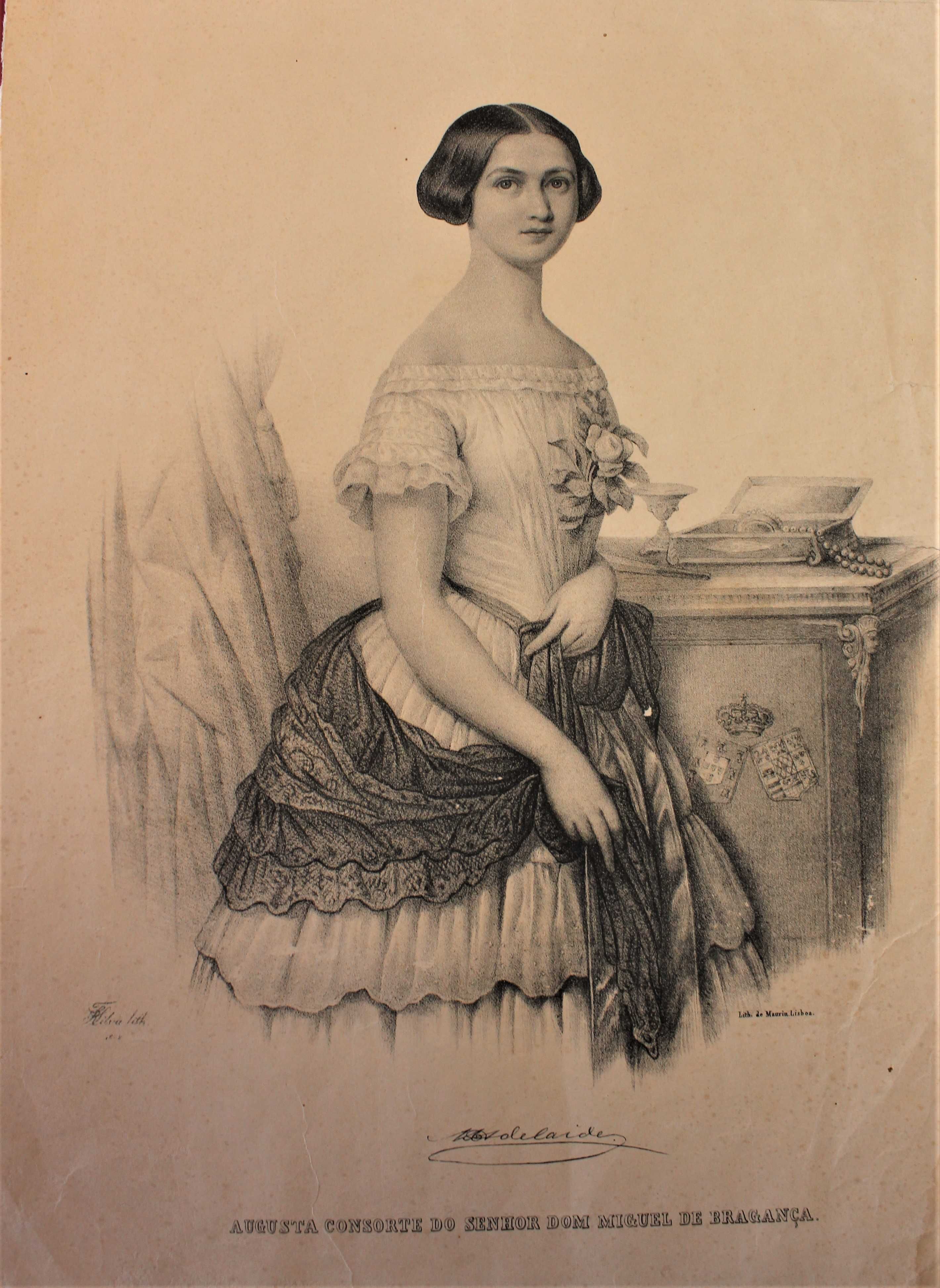 D Adelaide de Löwenstein-Wertheim-Rosenberg mulher D Miguel I
