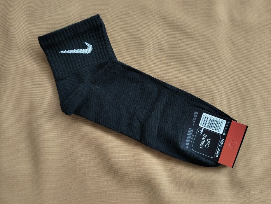 Шкарпетки найк / nike. Шкарпетки опт / Оптом / Високі / З сірою стопою