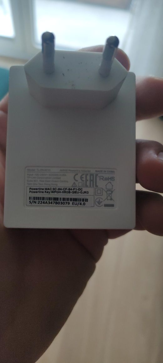 Transmiter sieciowy Power Line TP-Link TL-PA4010 KIT AV600 zestaw