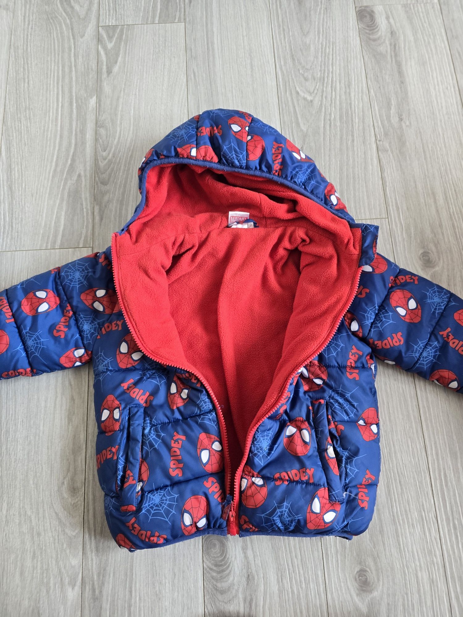 Kurtka zimowa spiderman 110 116
