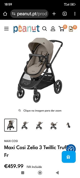 Carinho bebe Maxi-Cosi Zélia 3