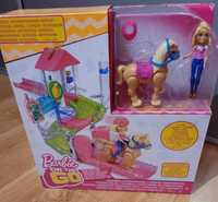 Barbie On The Go - Wyścig Kucyków Zestaw + Lalka.