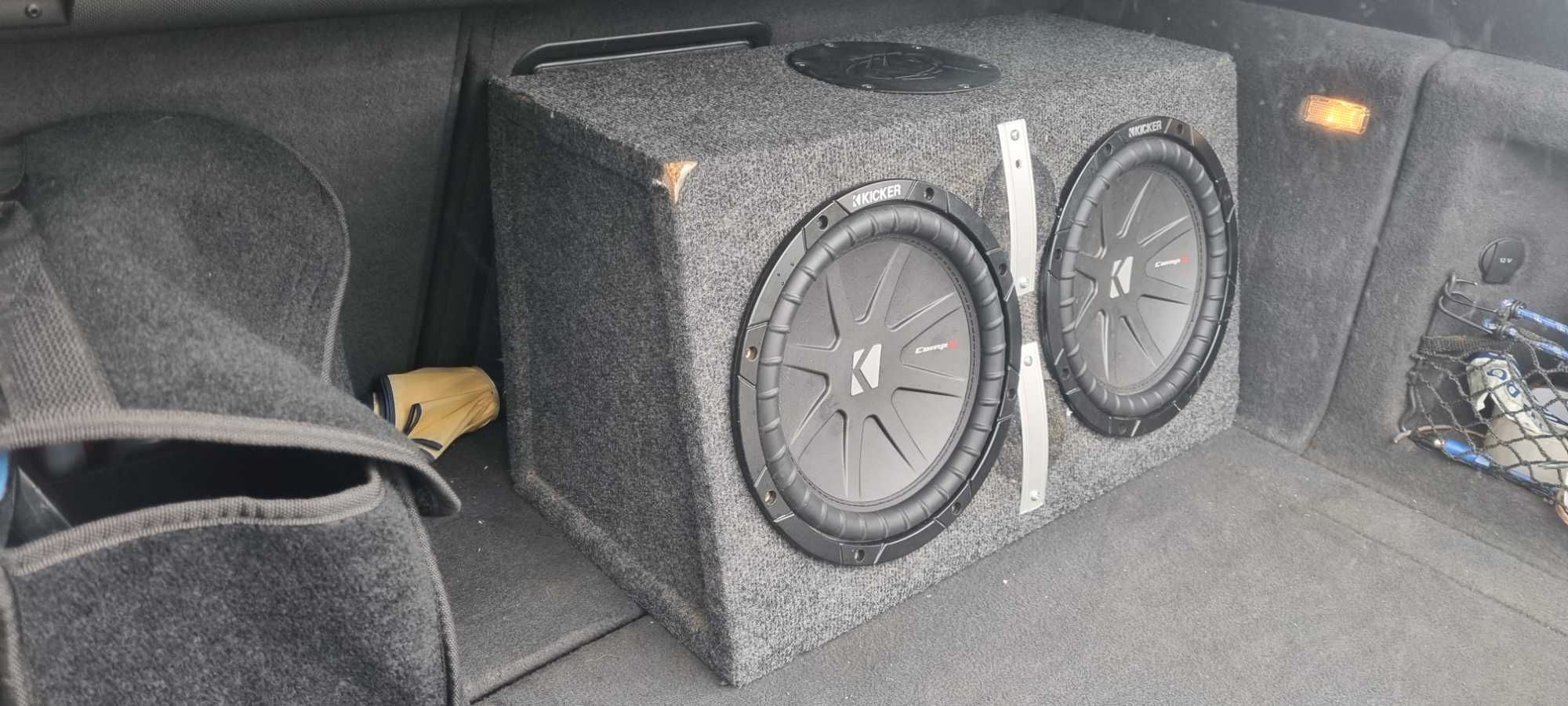 Subwoofer, skrzynia basowa, tuba 2 x KICKER CompR (25 cm) 800RMS!!!