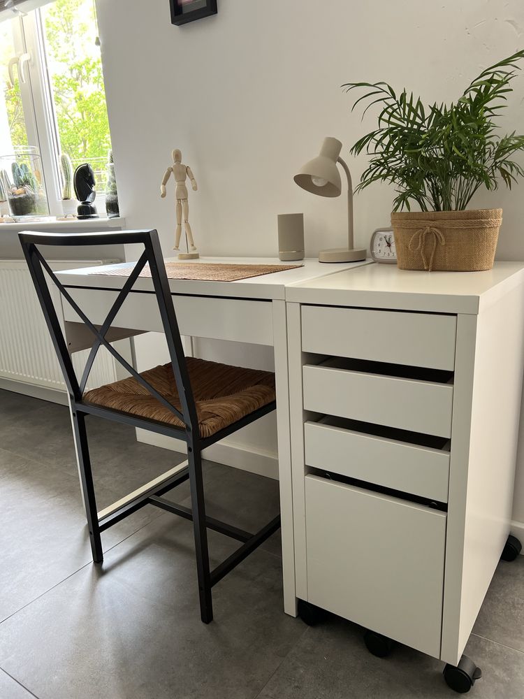 Biurko z komodą Ikea Mike