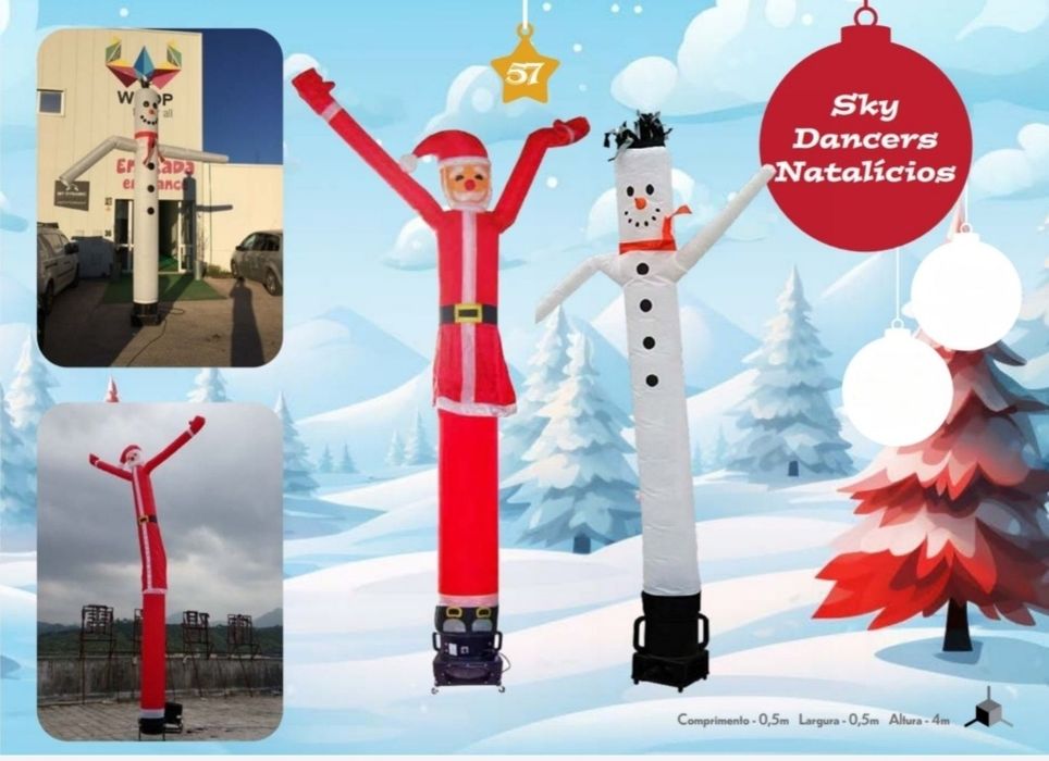 Decorações Natalícias para eventos:- Equipamentos