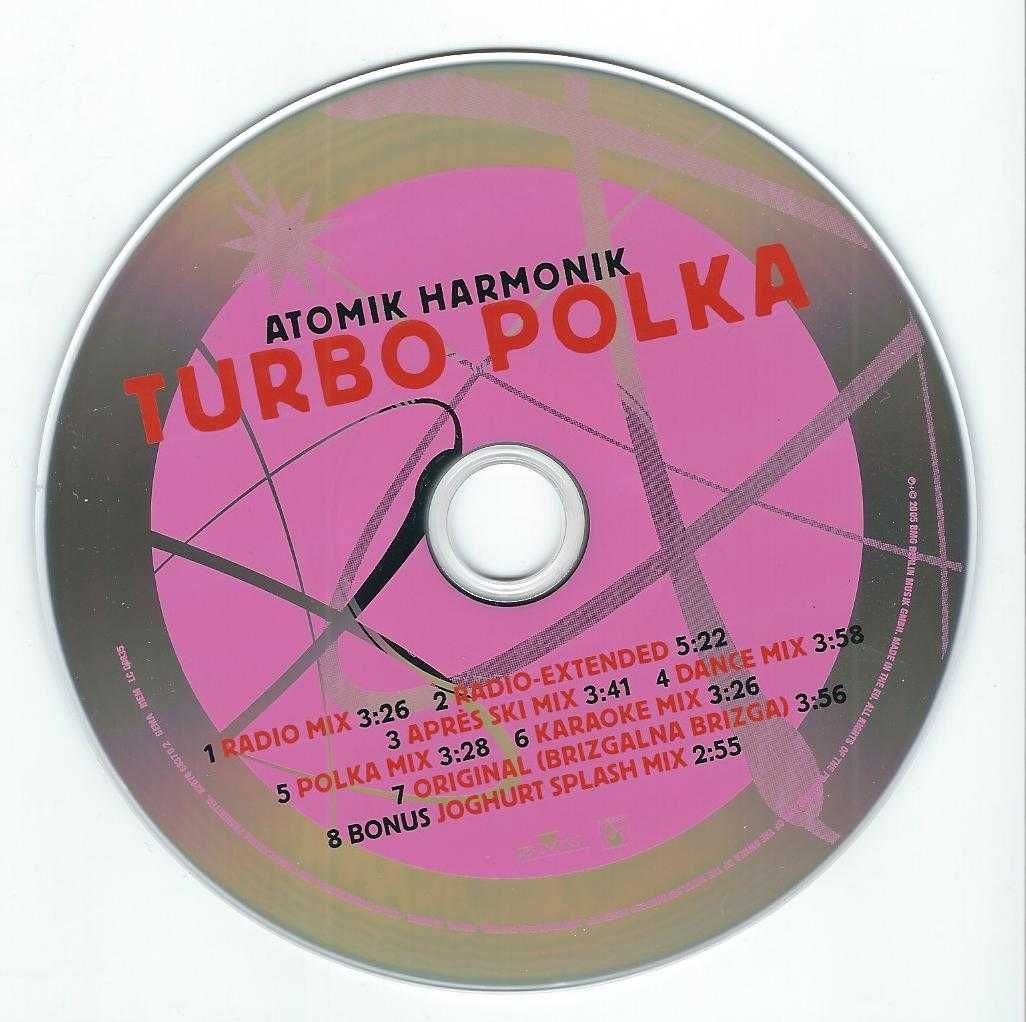 Maxi CD Atomik Harmonik - Turbo Polka (2005) (Hansa)