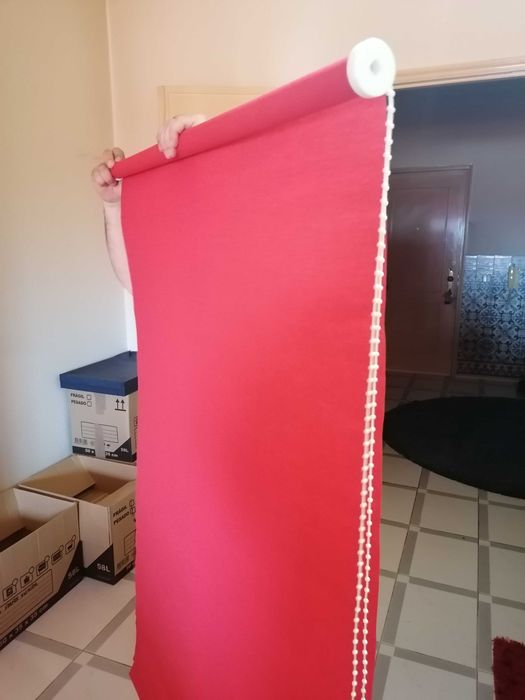 BAIXA DE PREÇO! Estores de rolo, vermelho, do leroy merlin