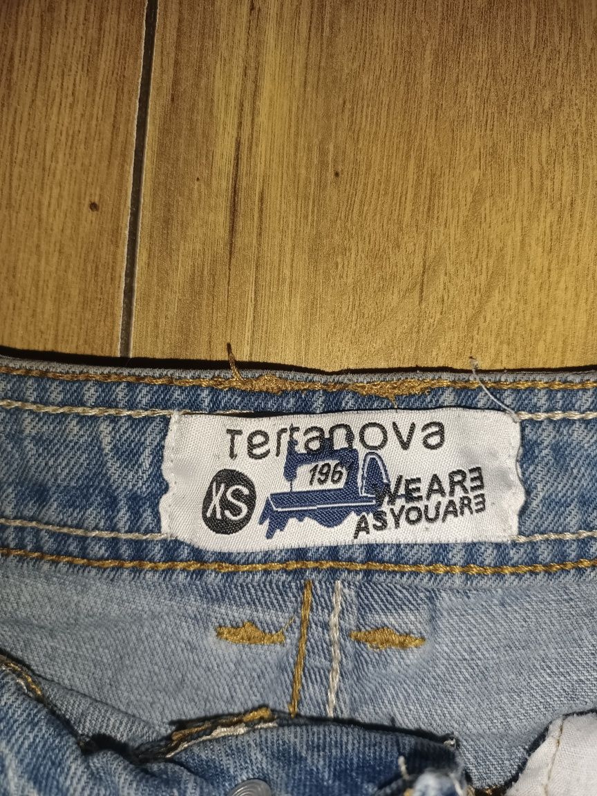 Spodenki szorty jeans Terranova r. XS, bawełna