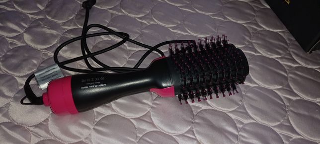 Escova eléctrica de esticar e secar o cabelo
