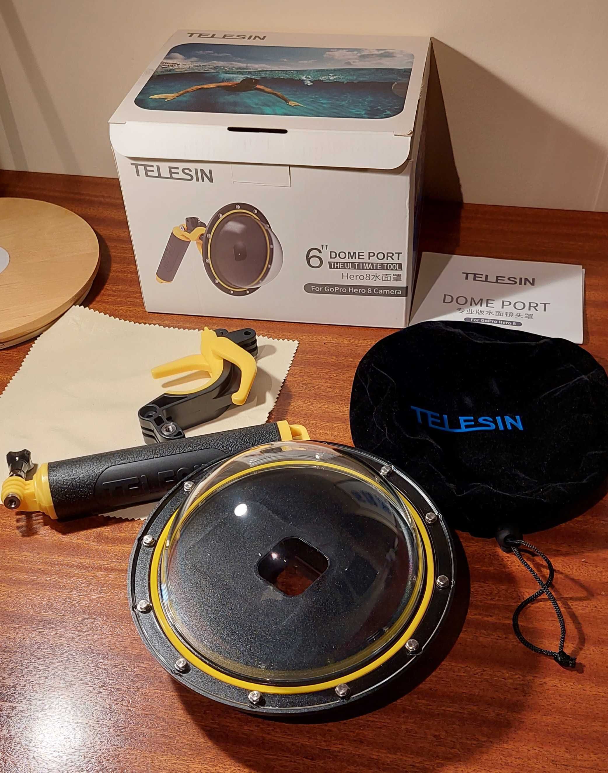 Cúpula para GoPro 8 c/todos os acessórios