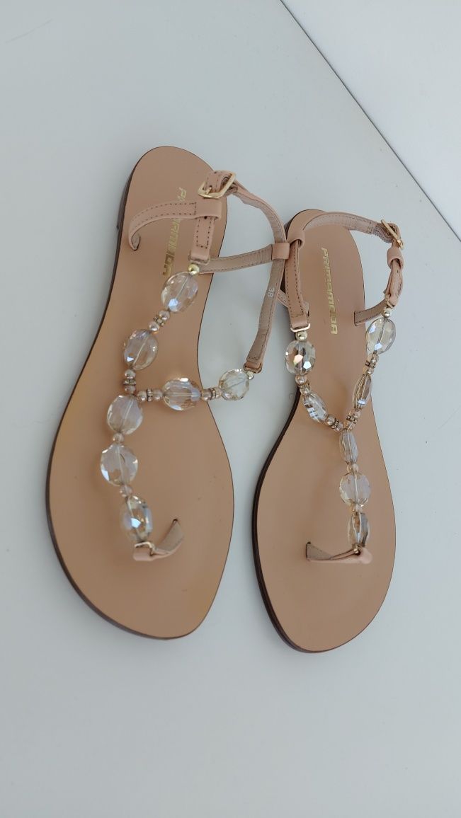 Buty sandały skórzane Prima Moda w rozmiarze 38