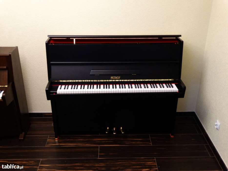 pianino czarne petrof K116 gwarancja sklep
