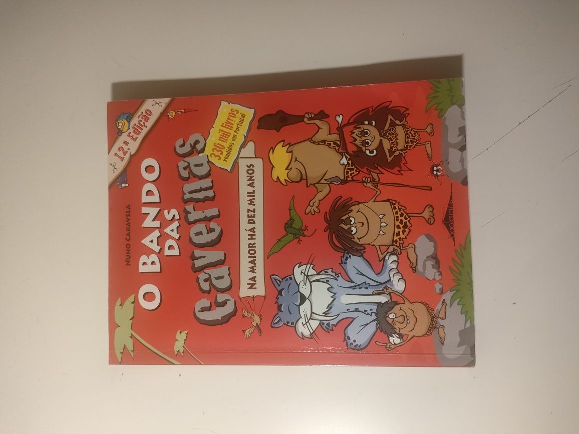 Livro o bando das cavernas