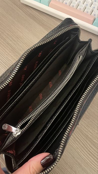 Барсетка сумка клач шкіряна Karya