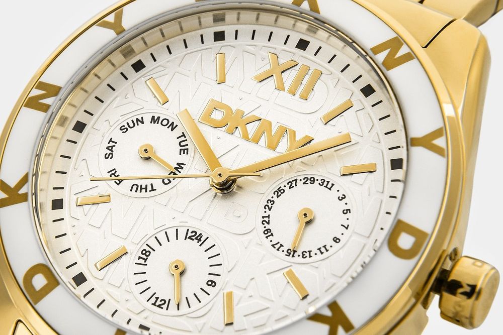 zegarek damski dkny chambers multi sport dk1l073m0025 + box