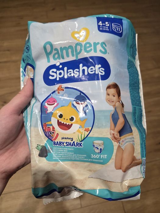 Pampers activ baby 5 i pampers splashers 4-5