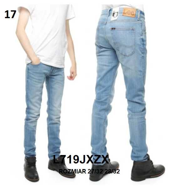 Spodnie Lee Luke light daze  slim tapered L719JXZX 32/28