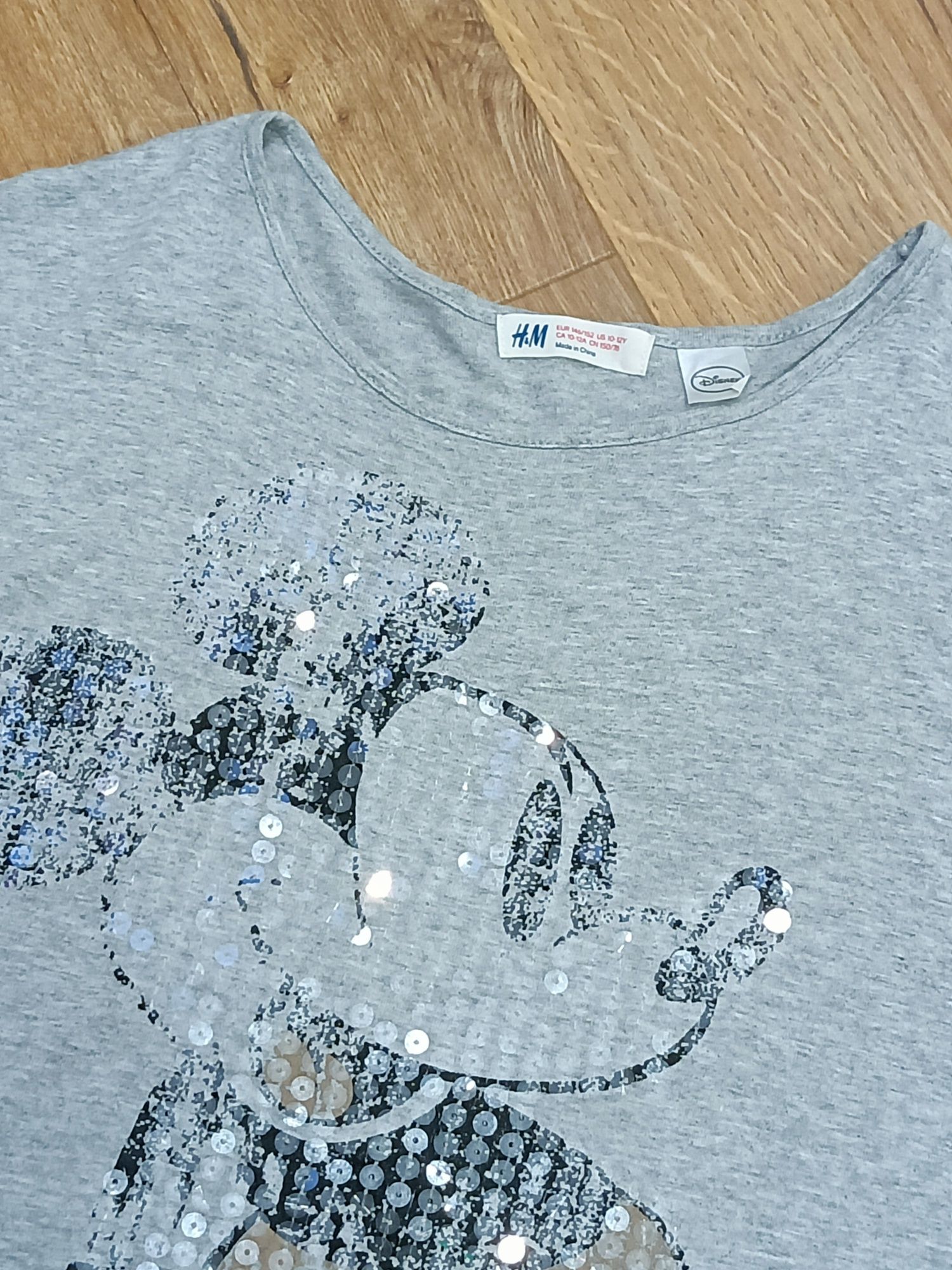 Koszulka dziewczęca t-shirt H&M 146/152 Disney 10/12l.l.