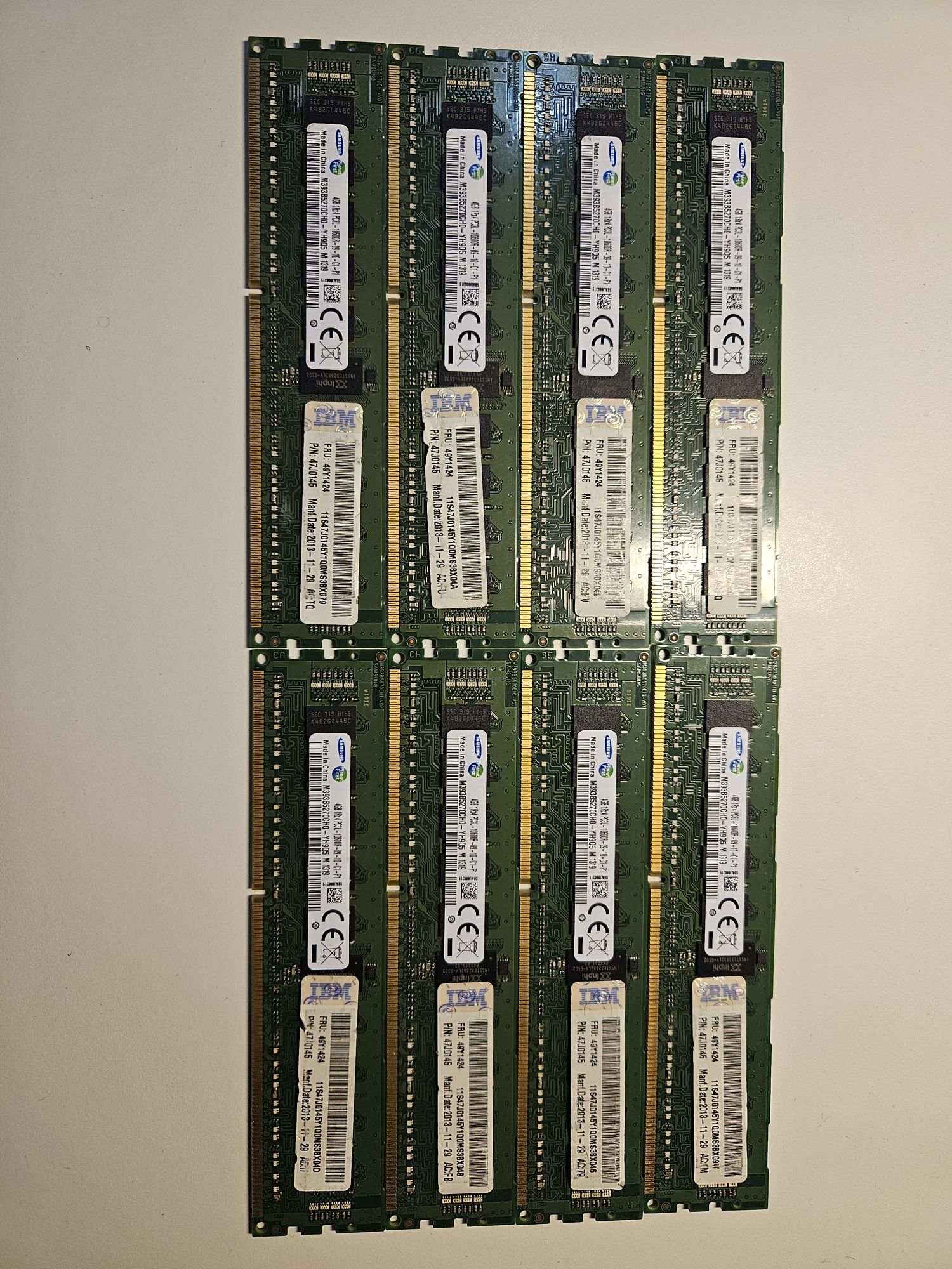 Серверна пам'ять DDR3 Samsung 4GB 1Rx4 PC3L-10600R