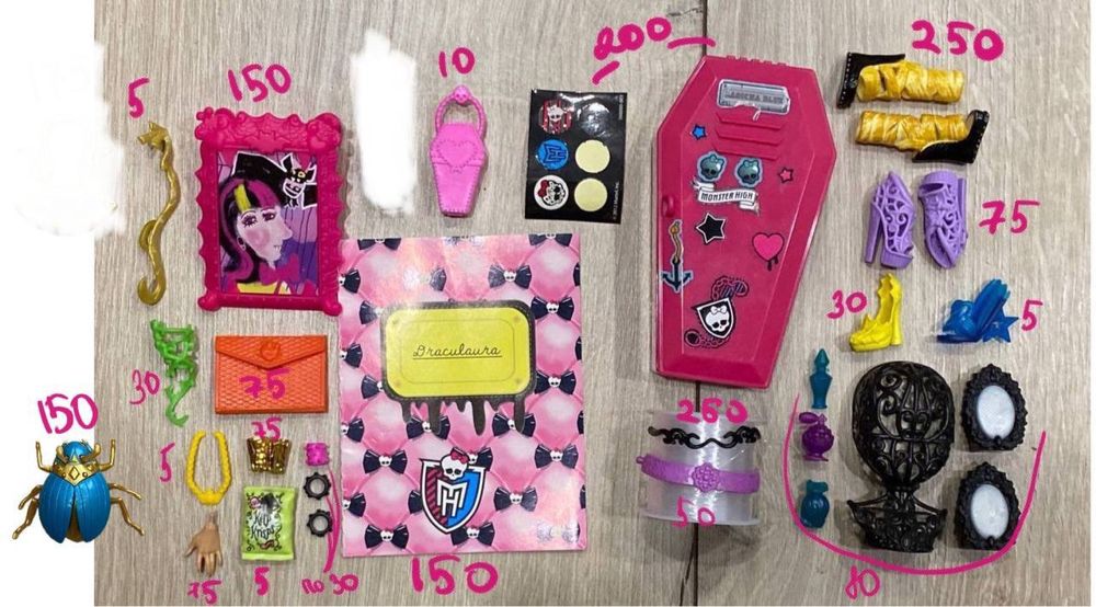 Ляльки та аксесуари монстер хай monster high