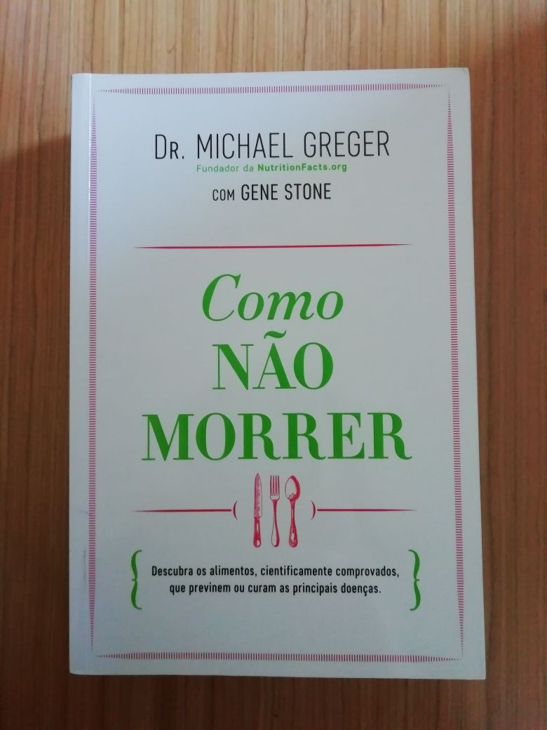 Livro "Como não morrer"