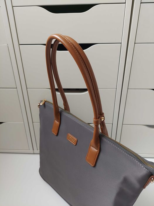 WITTCHEN shopperka szara torebka na ramię z paskiem nylon