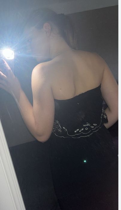 Довга чорна сукня Guess