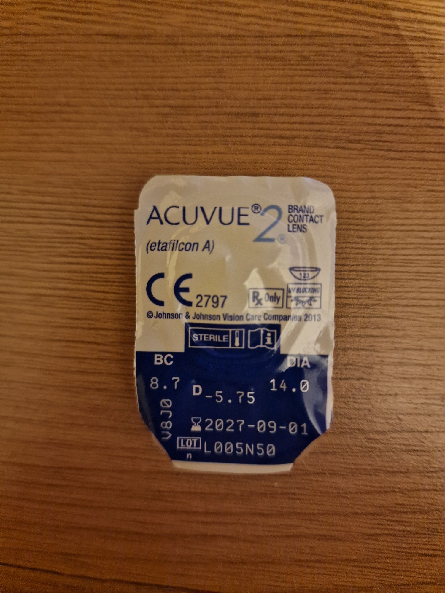 Soczewki kontaktowe Acuvue 2 -5,75 1 szt.