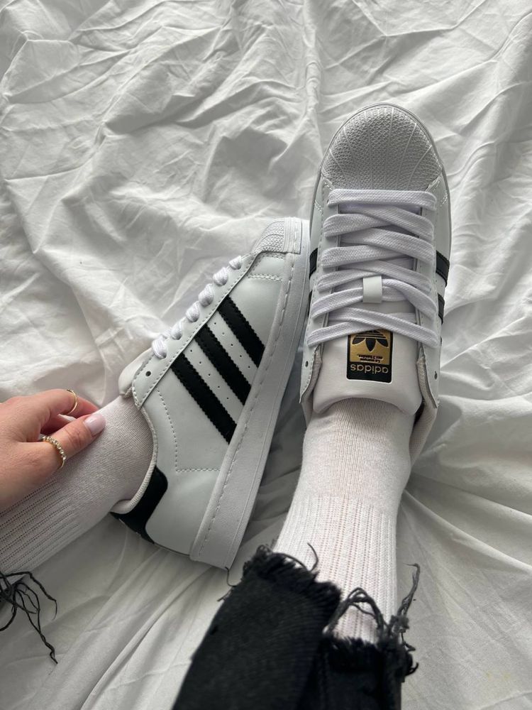 Кросівки Adidas Superstar White Black