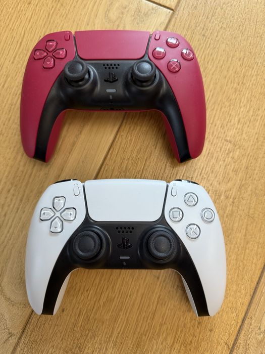 PlayStation 5 (1TB, wersja z napędem) + 2 pady • Stan idealny