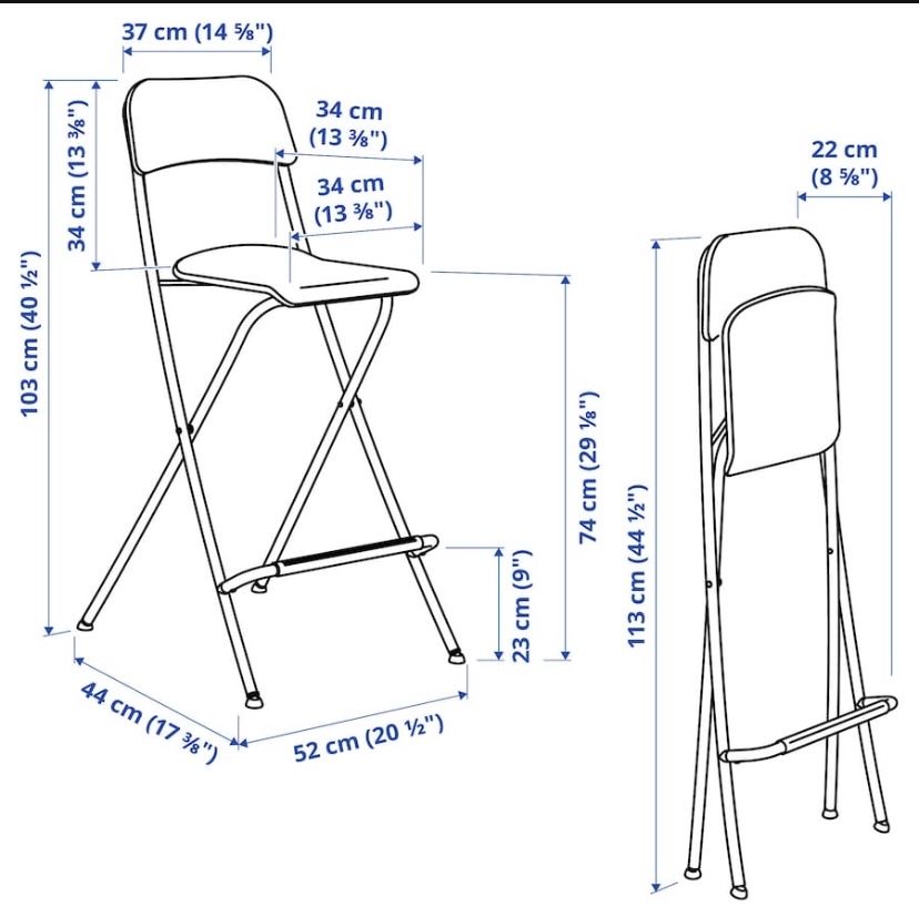 Banco alto ikea branco