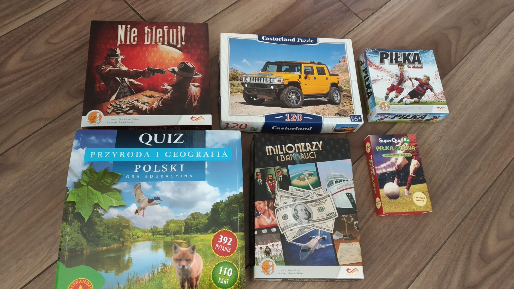 Gry puzzle 5 sztuk