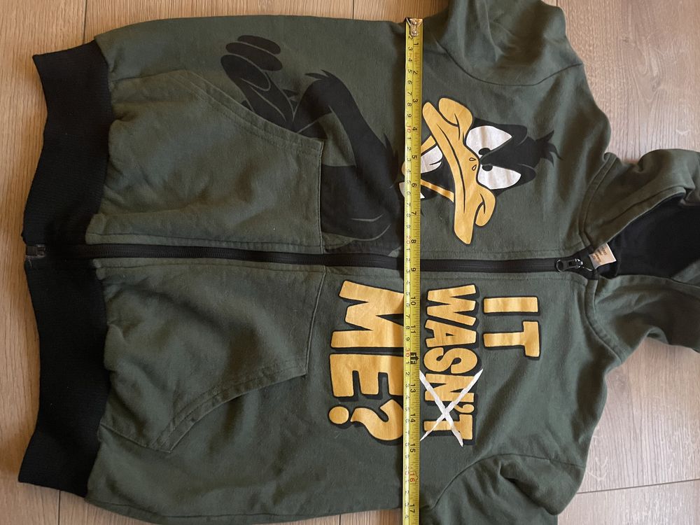 Bluza kaczor daffy looney tunes jak nowa 146 140 hm zara pepco