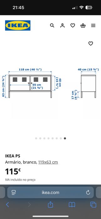 Movel Ikea Metálico