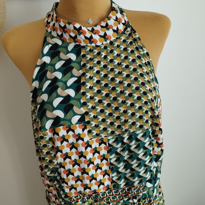 Kombinezon damski Apricot 42/44 spódnico-spodnie, letni, wzorzysty