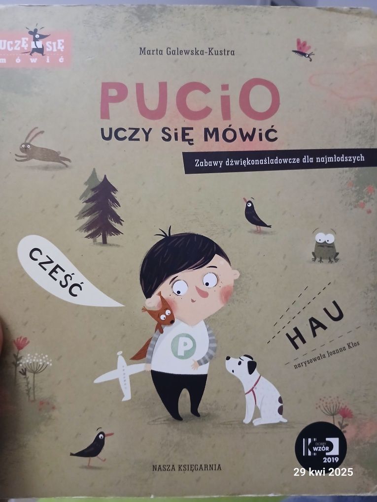 Pucio uczy się mówić