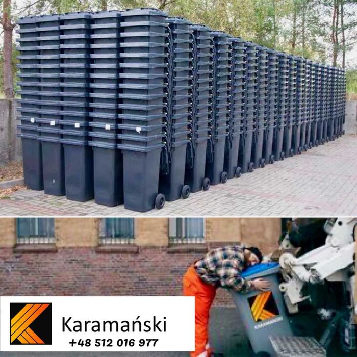 240 L , pojemnik na odpady uzywany