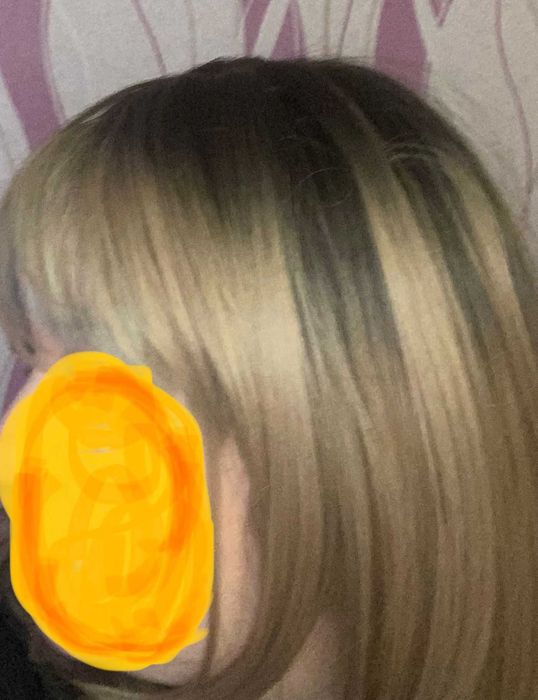 Парик- накладка натуральний (мелірування)