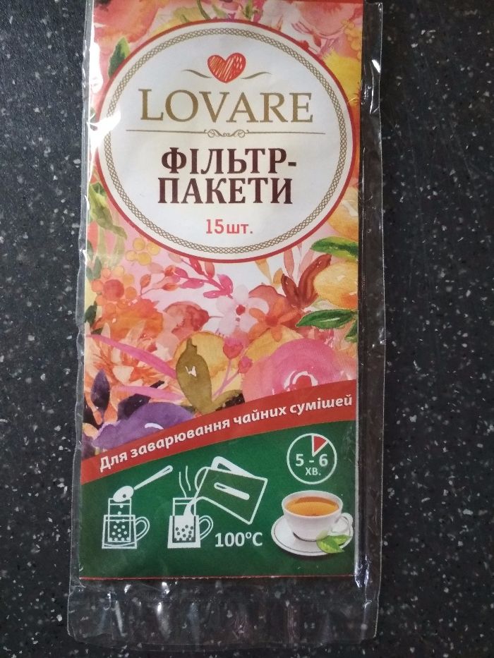 "Ловаре" чай в пакетиках поштучно