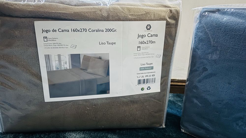 Lencois termicos de coralina - CAMA SOLTEIRO NOVOS