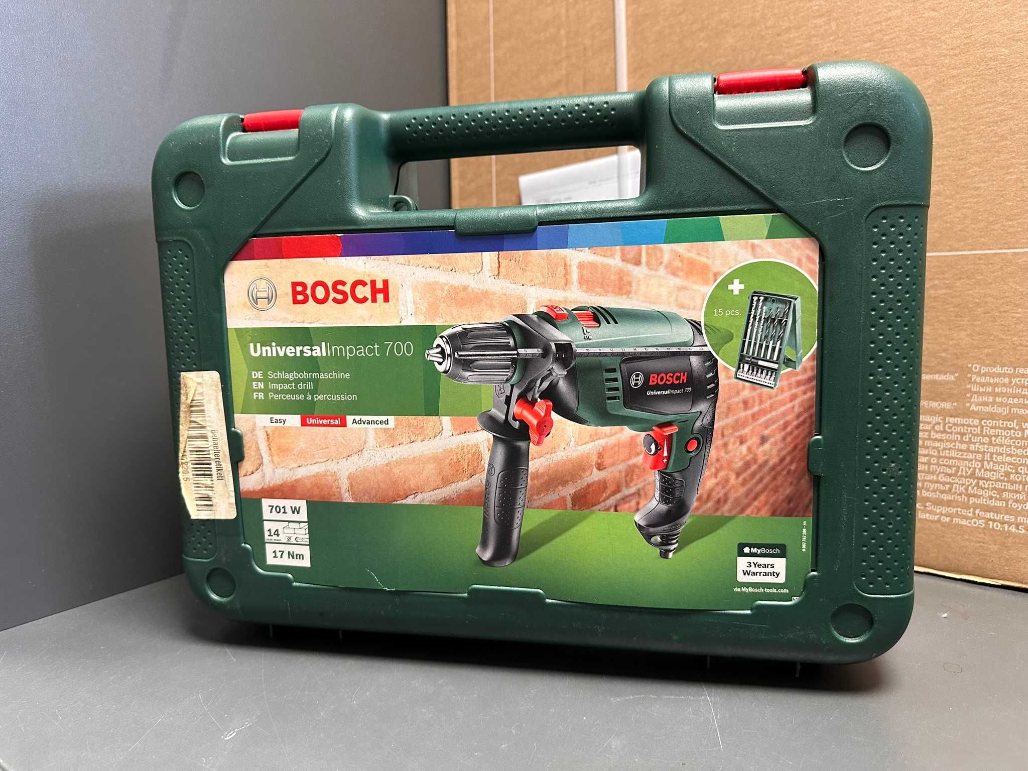 Wiertarka BOSCH Universalimpact 700 z udarem
