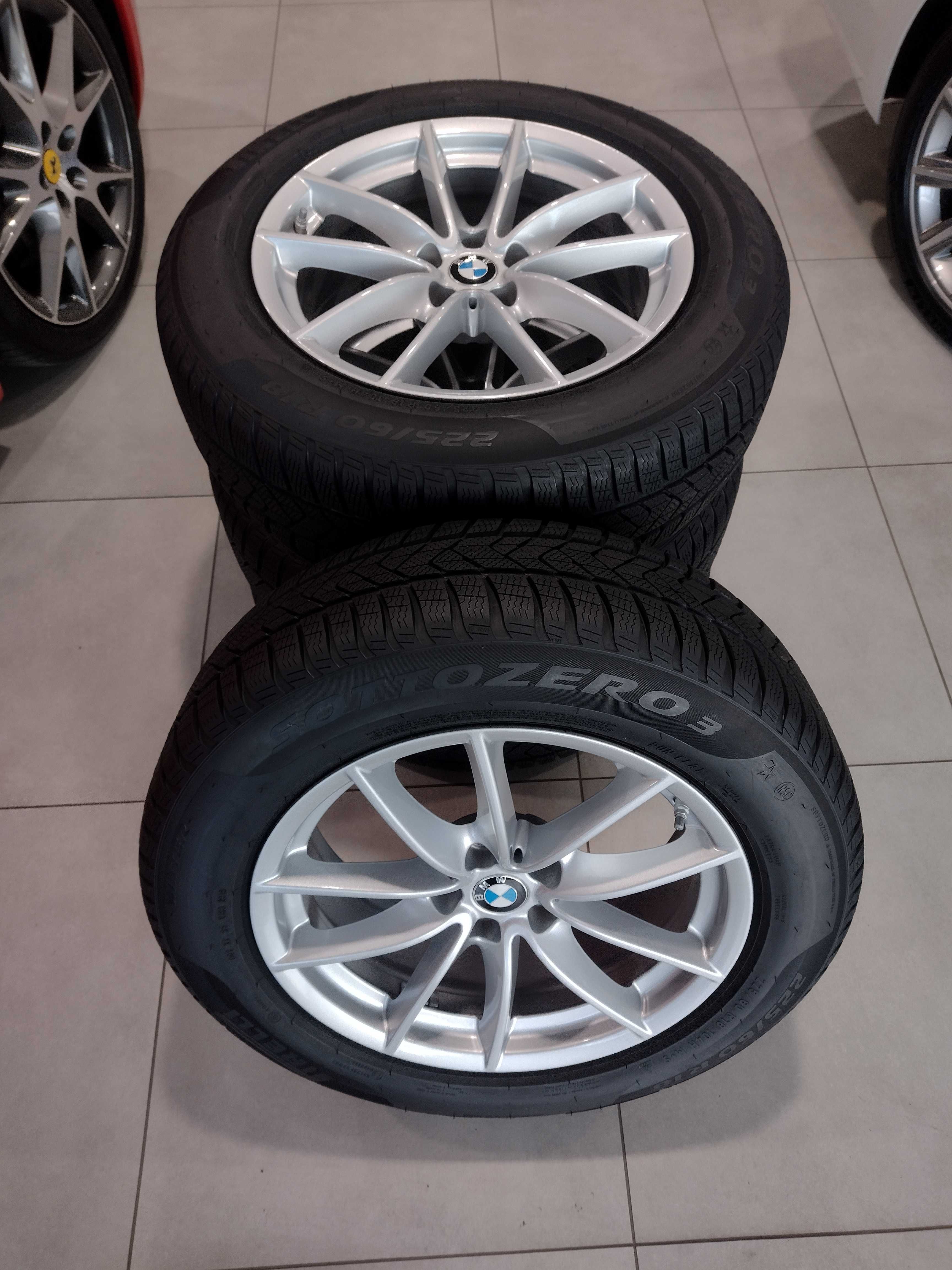 4szt koła Felgi  OEM 18" BMW X3 X4 G01 G02 225/60R18 ZIMA STYLING 618