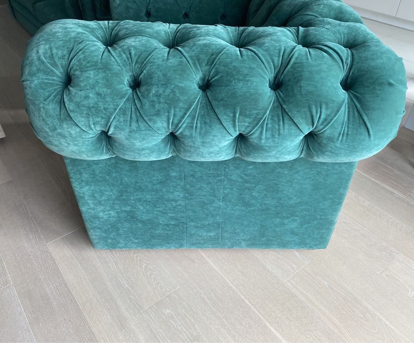 Sofa  Chesterfield Sommerset-butelkowa zieleń