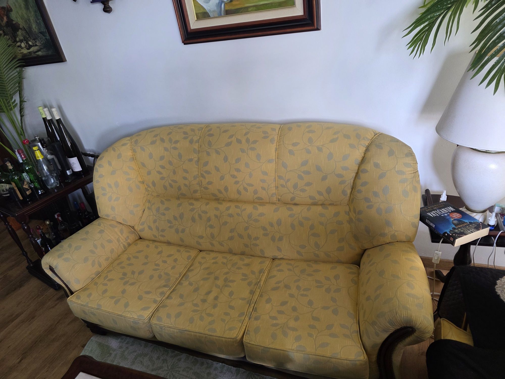 Conjunto de sofás 2 e 3 lugares em bom estado