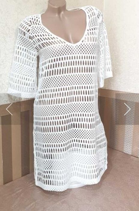 Пляжна туніка накидка