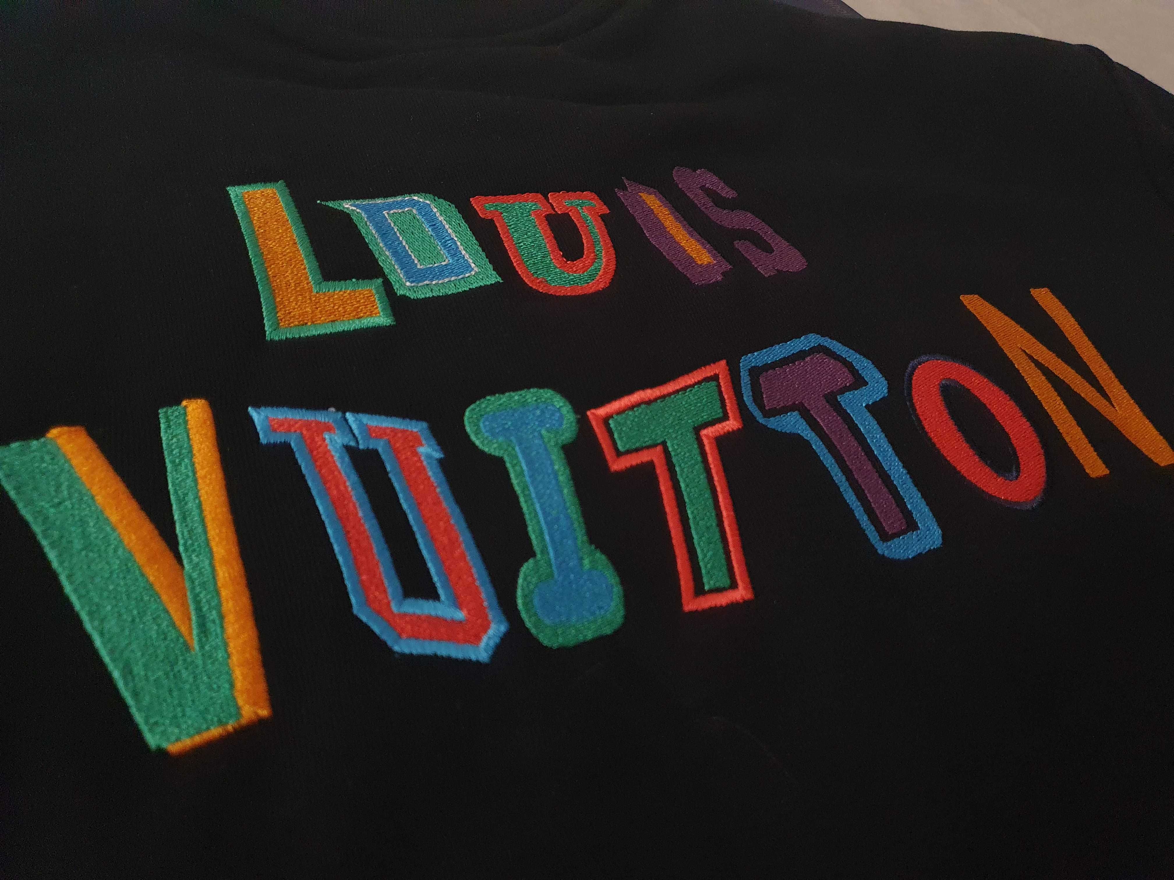 NOWA męska bluza Louis Vuitton bluzka LV klasyk bluza czarna M