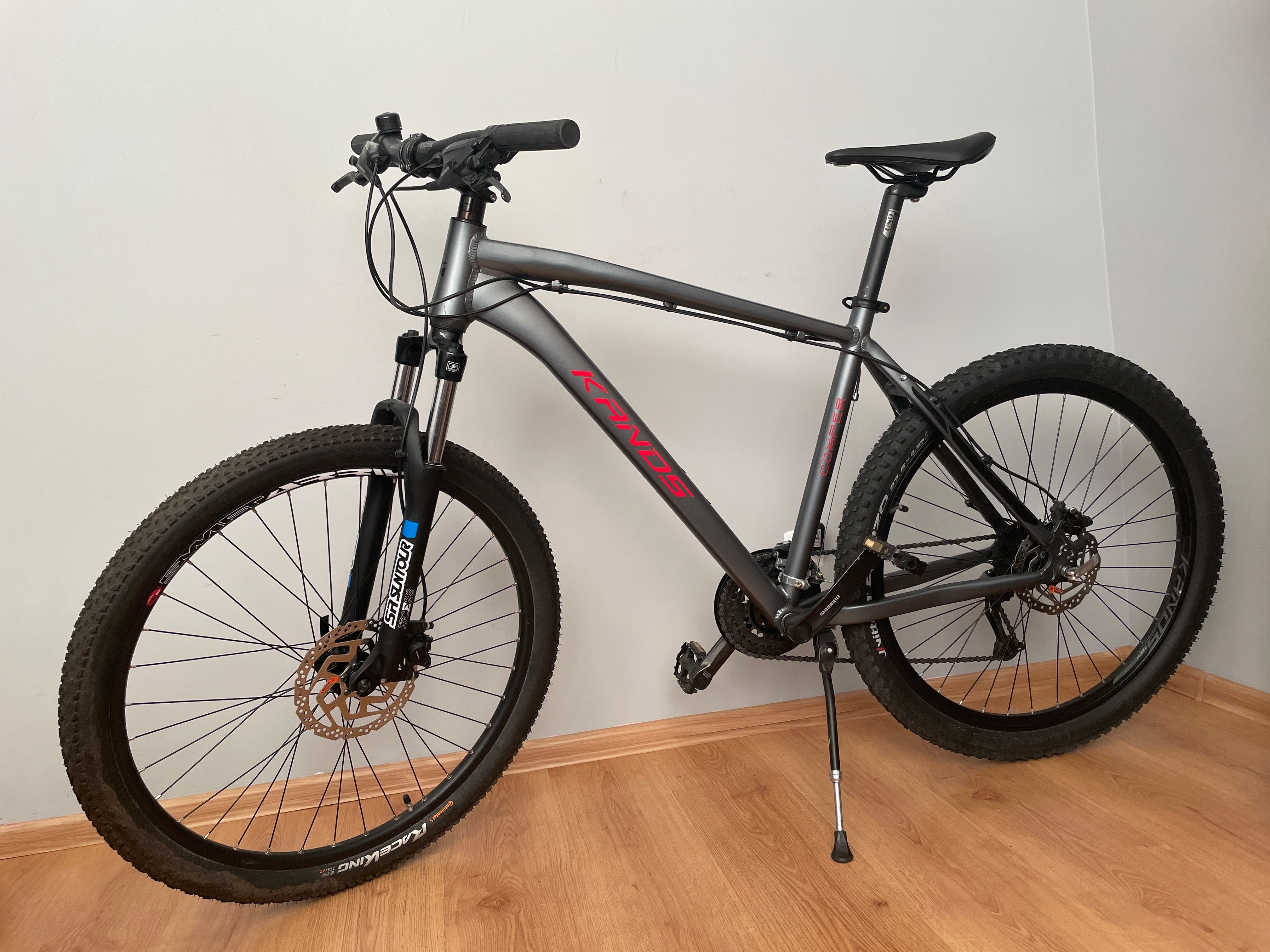 Rower MTB 27,5 Kands COMP- ER grafitowo-czerwony rama 20"
