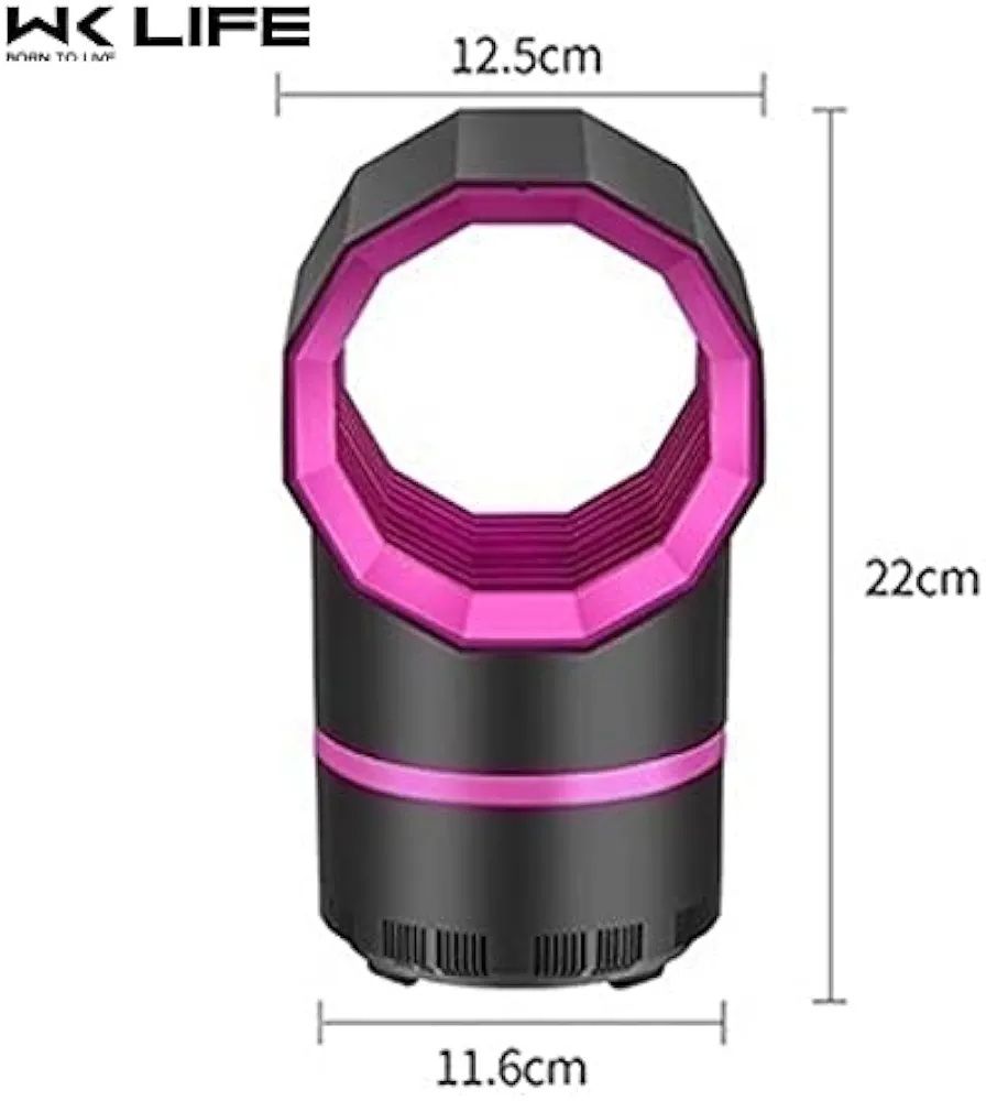 Lampa przeciw komarom owadom a5 róż szary usb