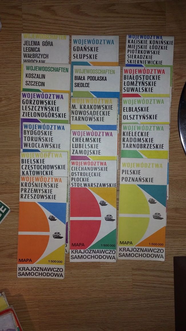 Mapa przegladowa Europy 1968 cena za 1 sztukę