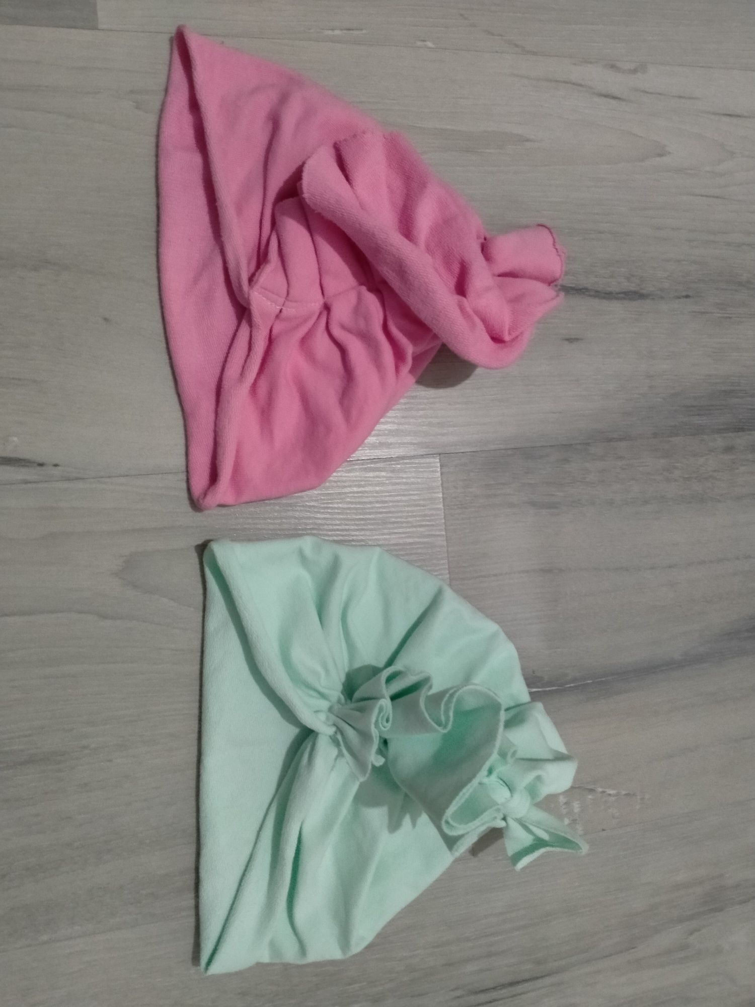 Komplet dresowych turbanów dla dziewczynki obw 36